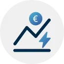 Schwankende Energiekosten
